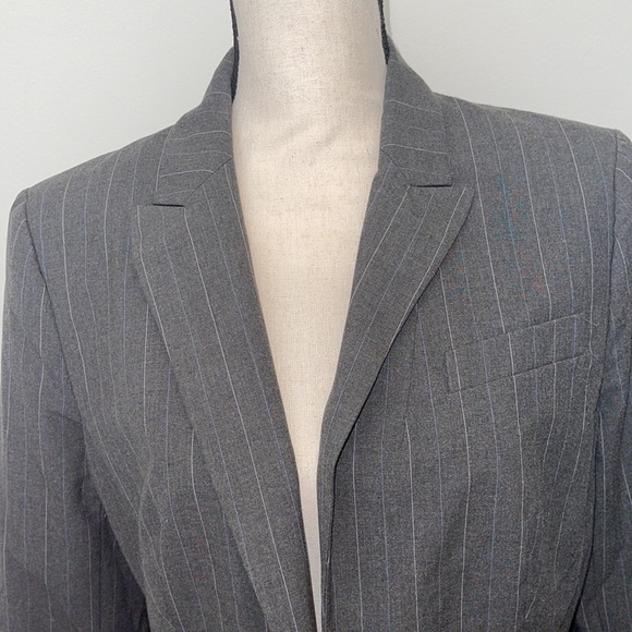 The Limited Gray Pinstripe Suit Jacket - Picture 6 of 16